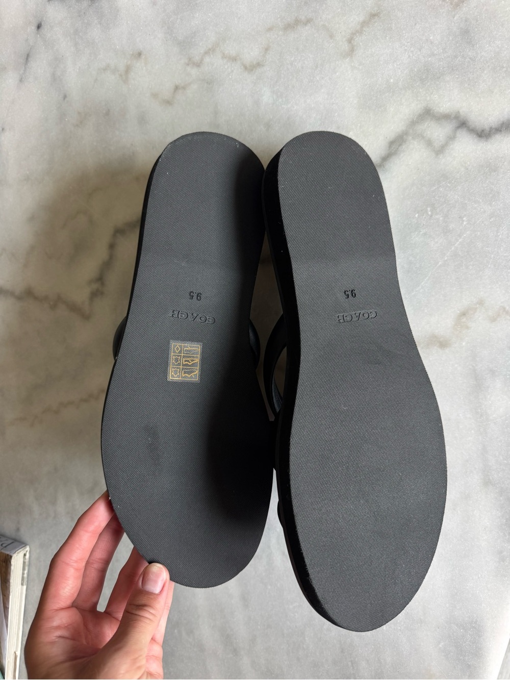 Coach Georgie leather sandals - Picture 3 of 7
